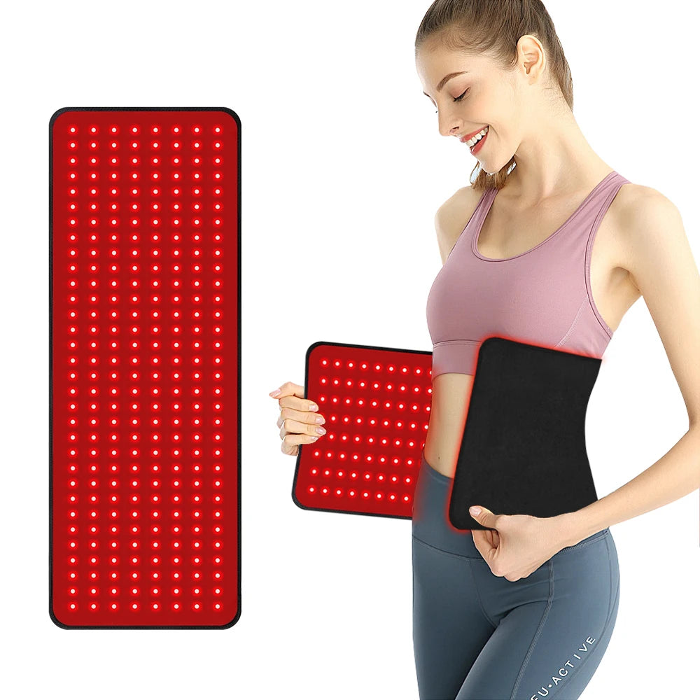 660nm & 850nm Near-Infrared Therapy Belt – Heated Waist & Back Wrap