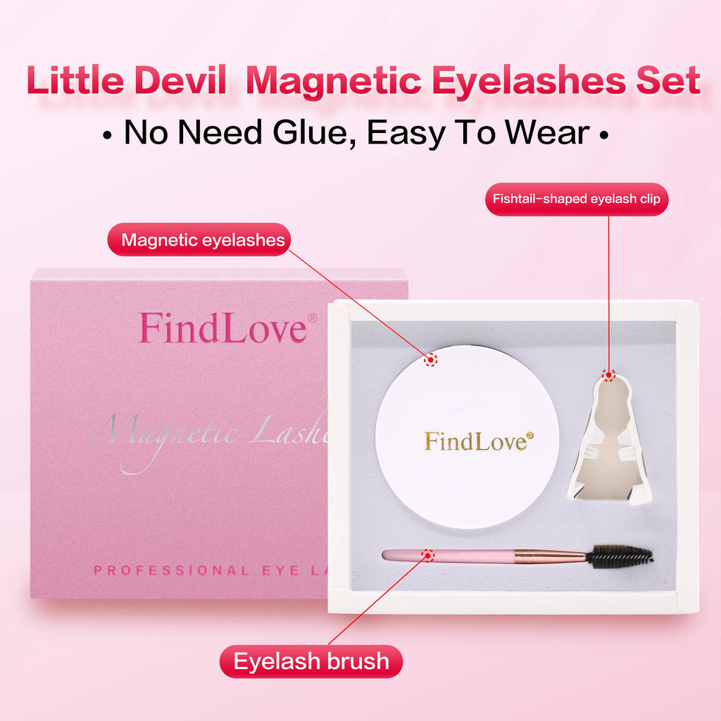 Reusable Magnetic Eyelashes Kit – Lightweight Natural-Looking Magnetic Lashes