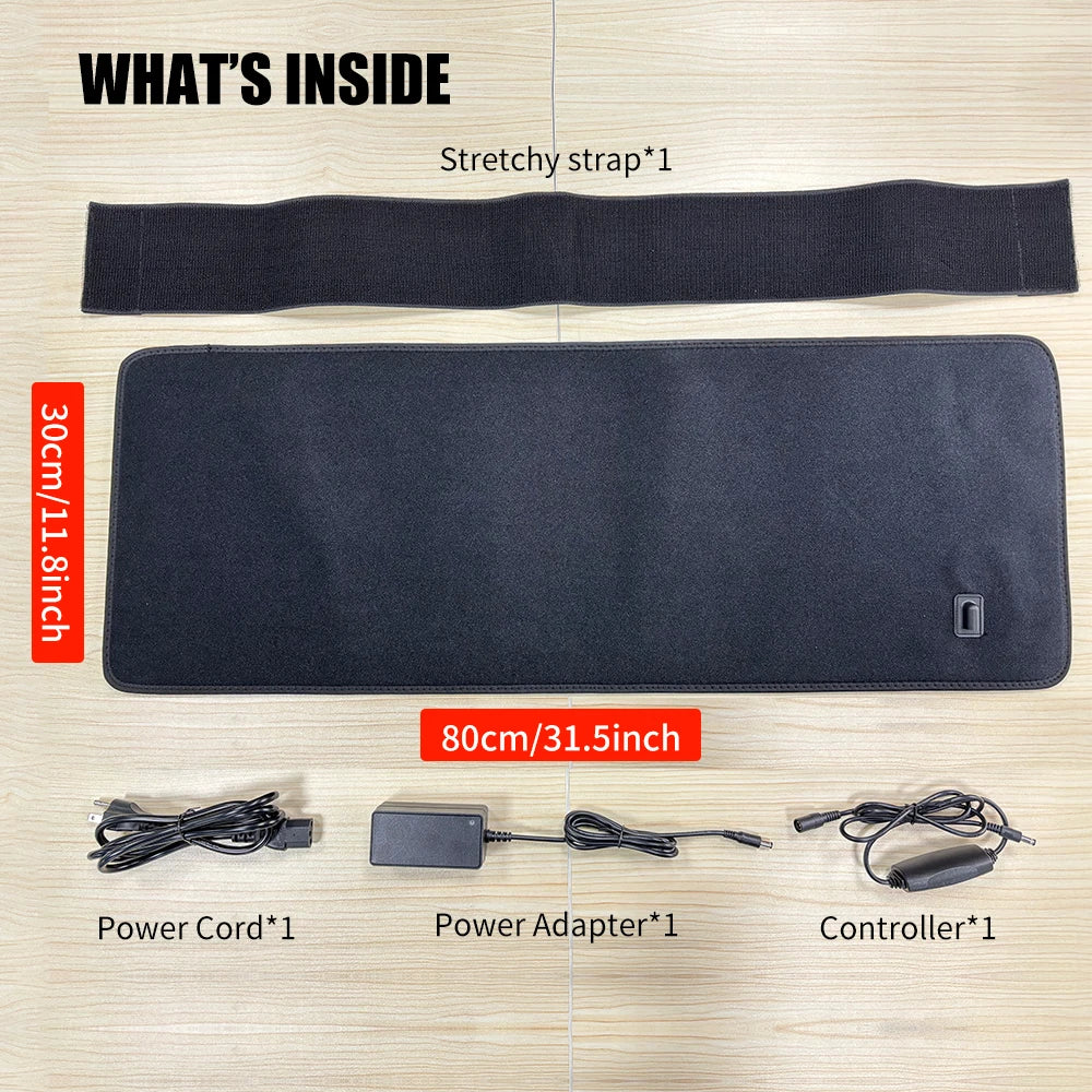 660nm & 850nm Near-Infrared Therapy Belt – Heated Waist & Back Wrap
