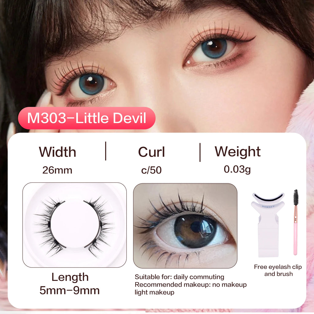 Reusable Magnetic Eyelashes Kit – Lightweight Natural-Looking Magnetic Lashes