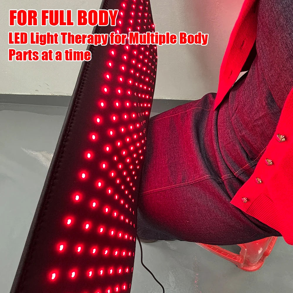 660nm & 850nm Near-Infrared Therapy Belt – Heated Waist & Back Wrap