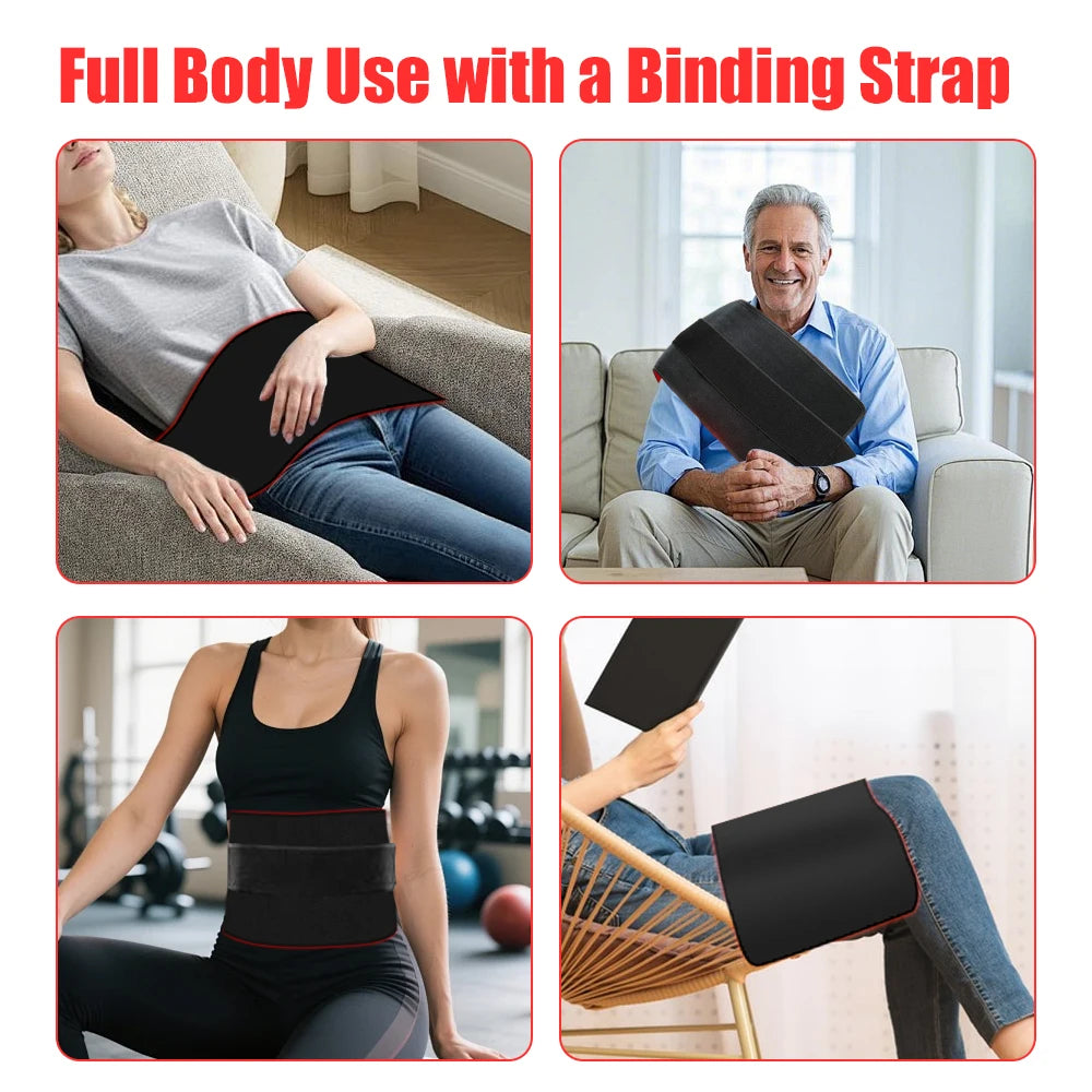 660nm & 850nm Near-Infrared Therapy Belt – Heated Waist & Back Wrap