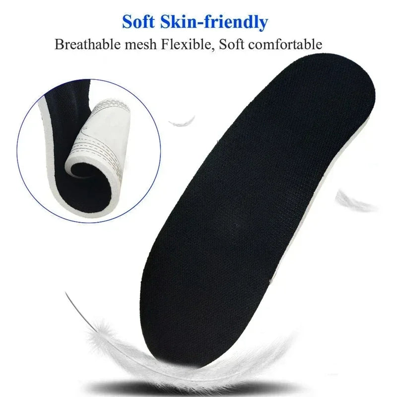 EVA Orthopedic Insoles for Men & Women – Arch Support Shoe Inserts for Flat Feet & Plantar Fasciiti
